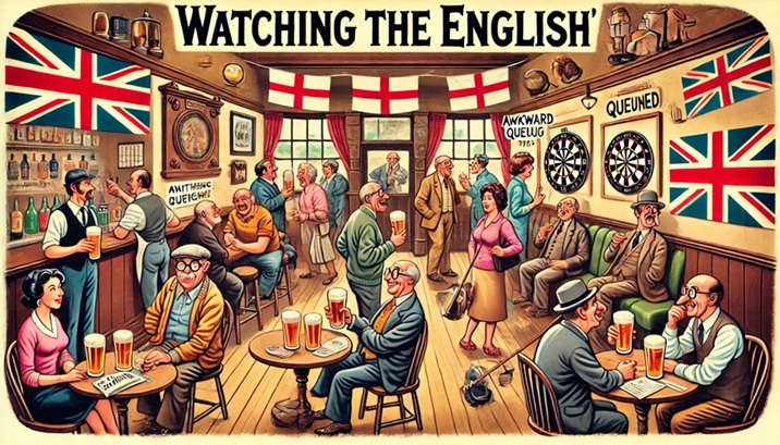 Watching the English... with a touch of humour